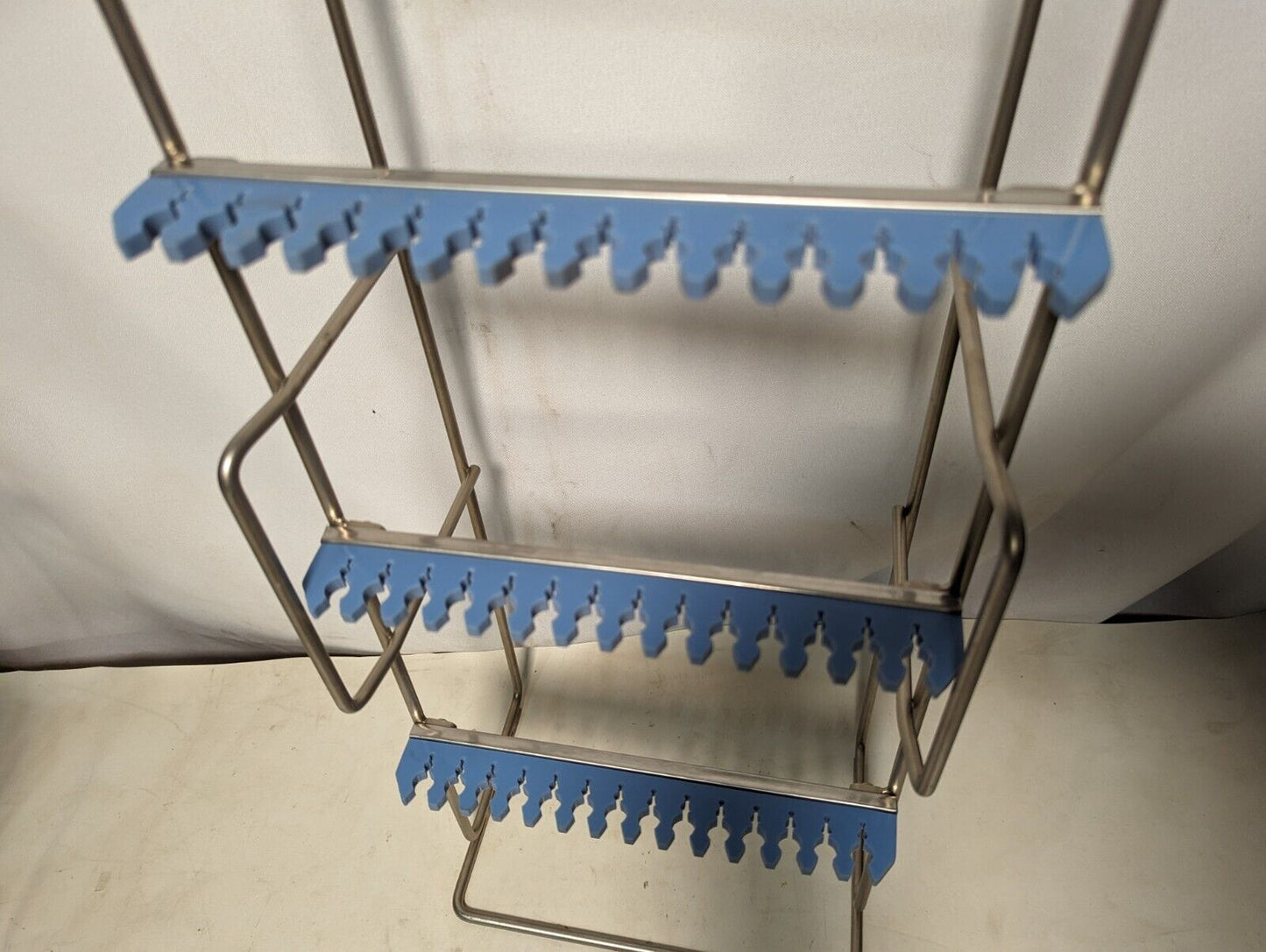 Wire and tubing organizer from medical facility, 24 in x 9.5 in x 6 in