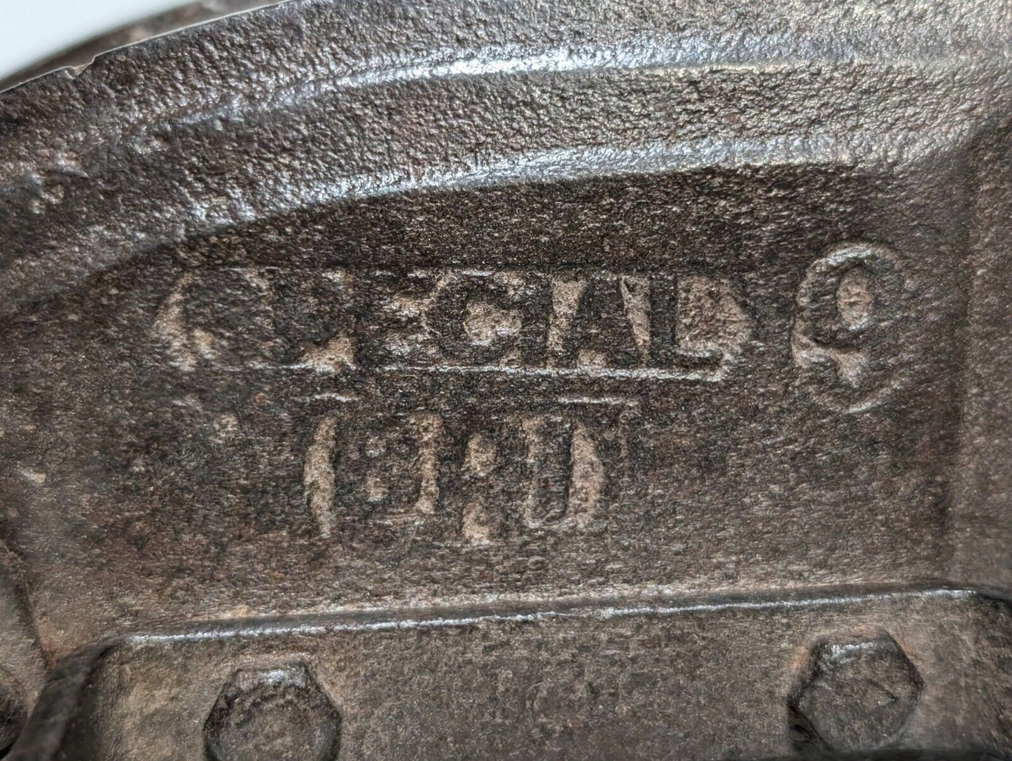Vintage Coal Iron - 7.5" L x 6"H x 6" W - Cast Iron Collectible