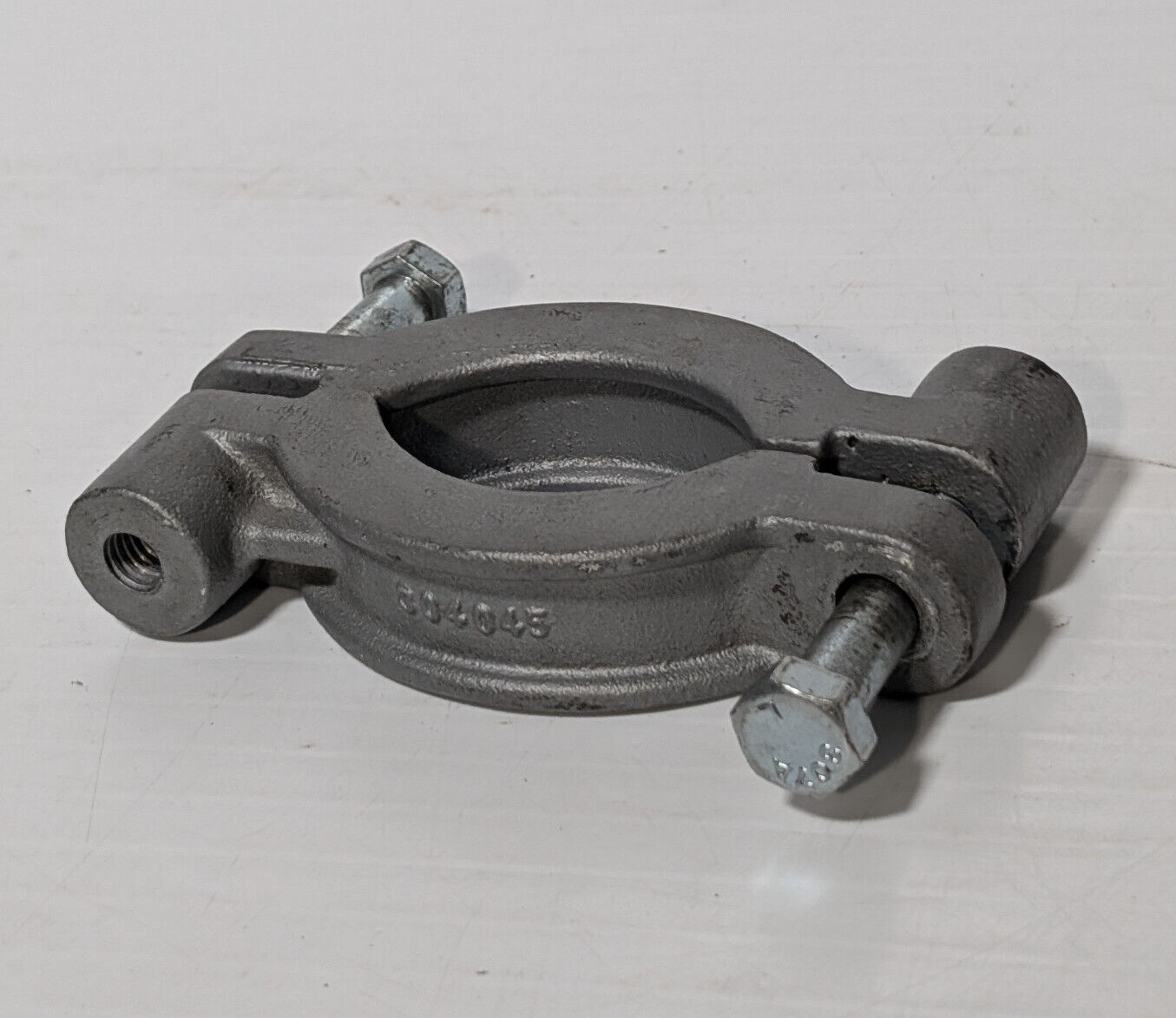 304045 Double Bolt, 2", Hose Clamp Assembly, Inner Dual Grip Ridge, Heavy Duty