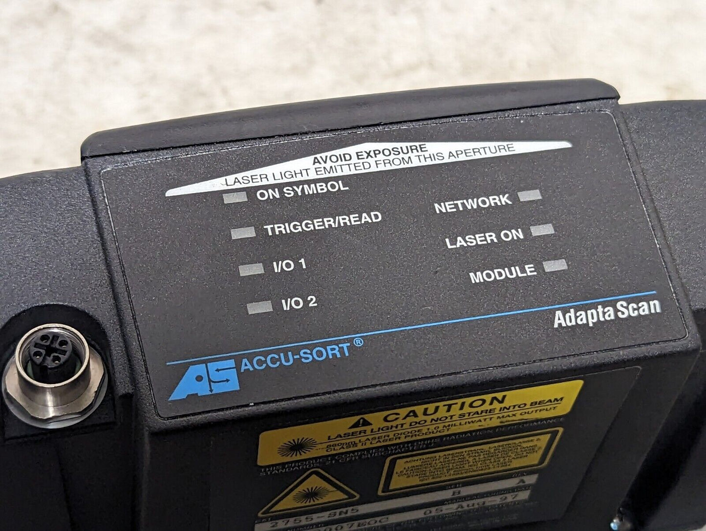 Accu-Sort 2755-SN5 Adaptascan bar code accessory, 500 scans/sec