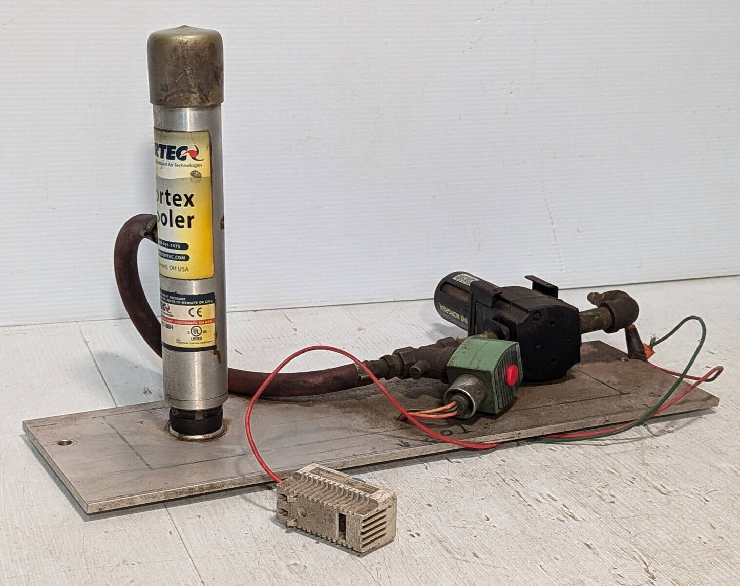 Vortec 721-35H Vortex Cooler Enclosure; Asco Red-Hat Solenoid 302271, Free Ship.