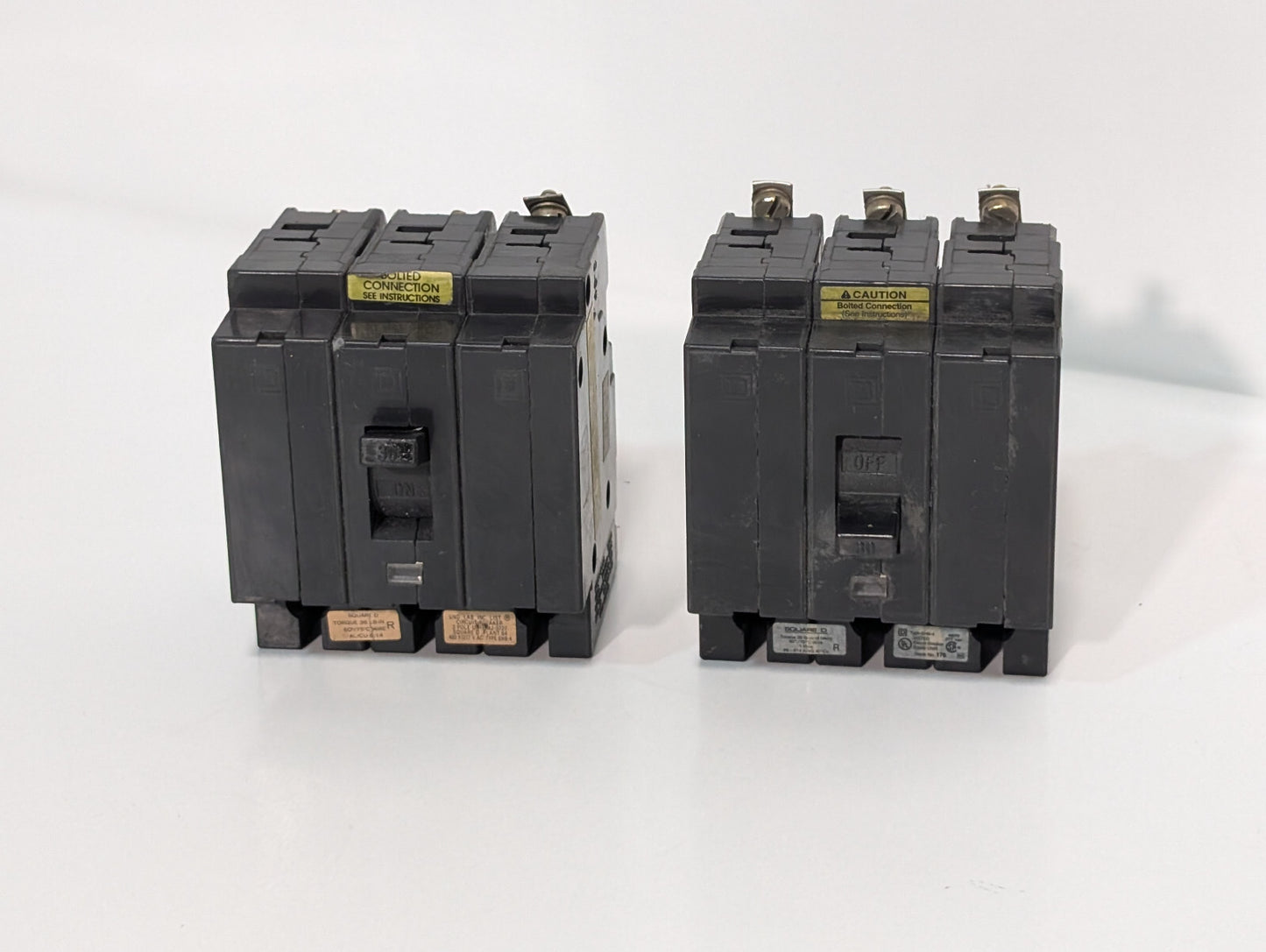 Square D EHB34030 Series 2 Circuit Breaker, 3-Pole, 30A, Bolt-On, Made in USA