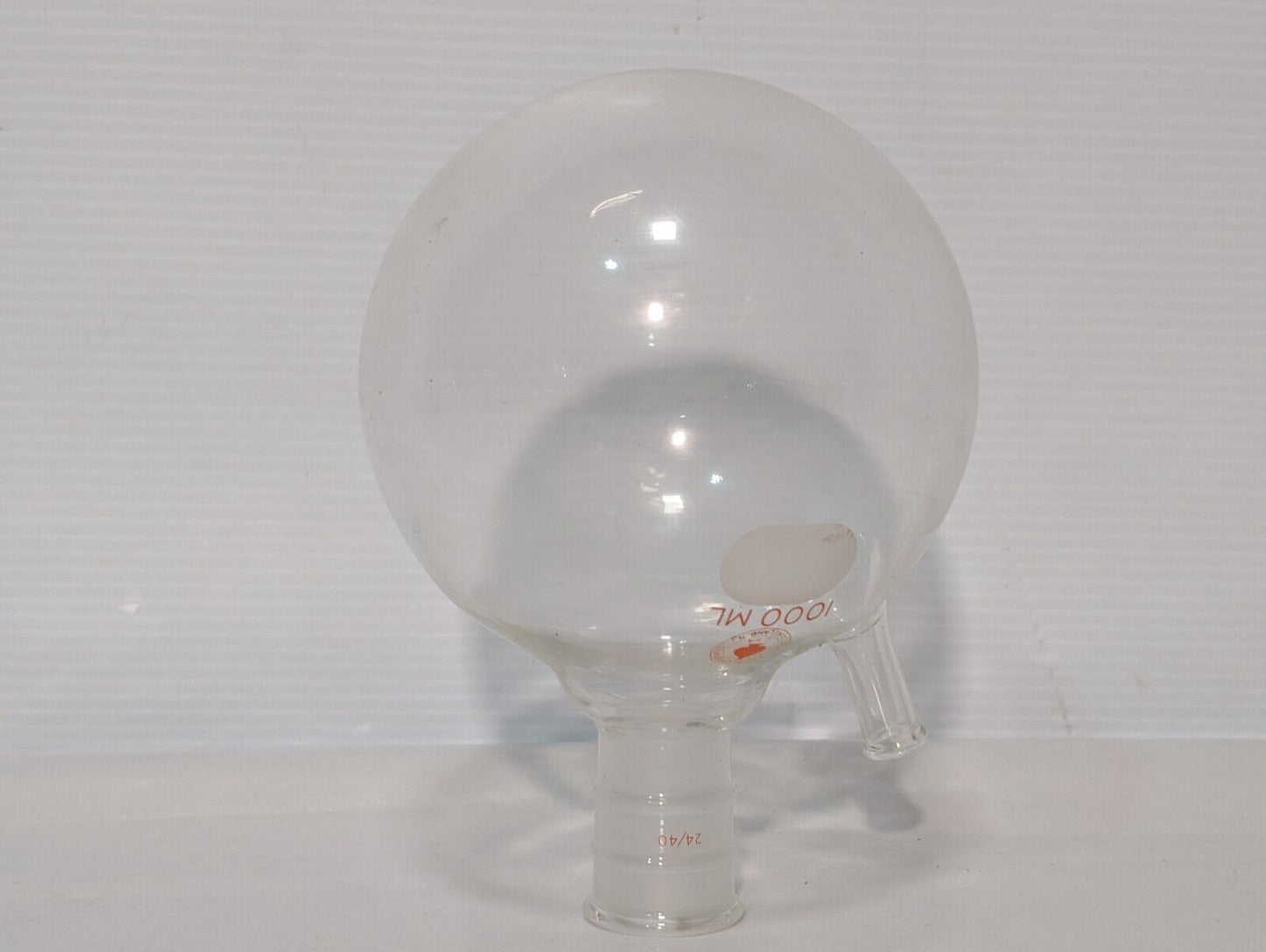 Ace Glass 1000ml Schlenk Flask, 24/40 Center Joint, Round Bottom