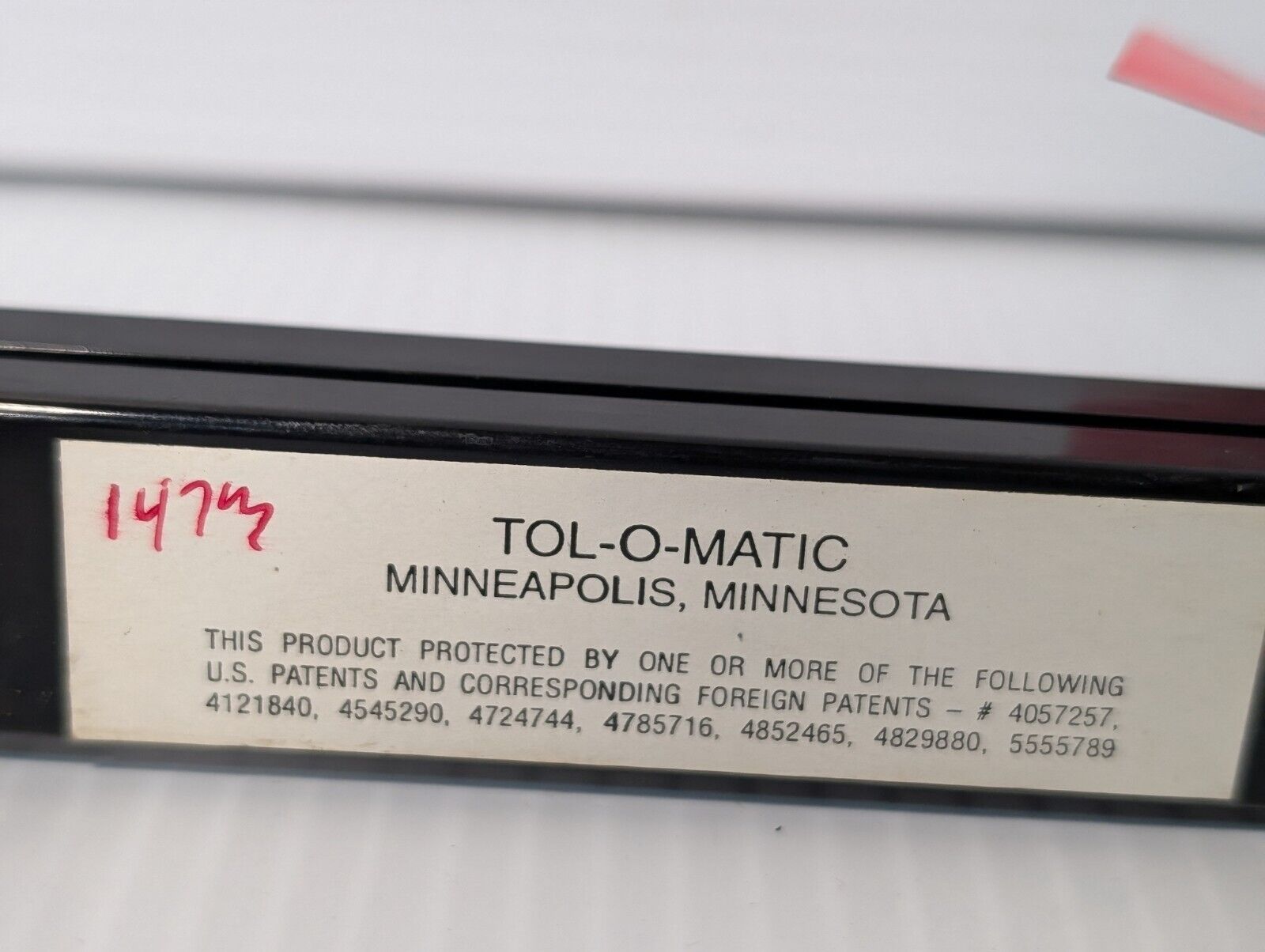 Tolomatic BC205 Pneumatic Band Cylinder, Bore: .50", Force: 16LBF, Load: 5LB