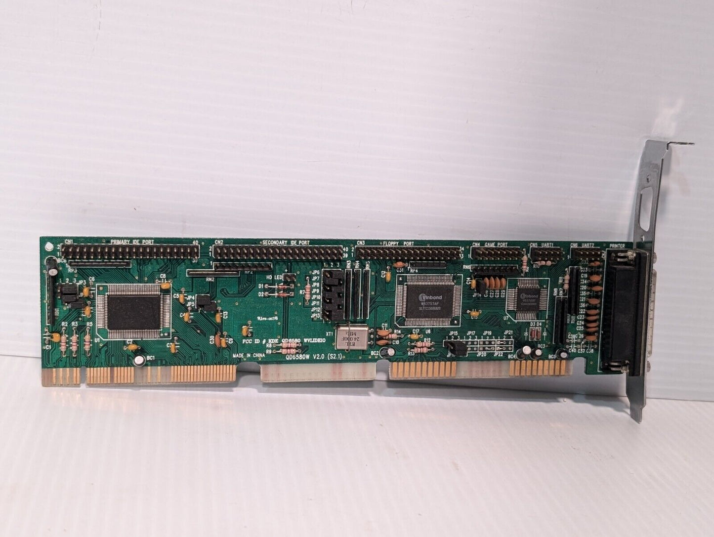Vesa Local Bus VLB dual channel IDE FDD Serial controller adapter QD6580W ISA
