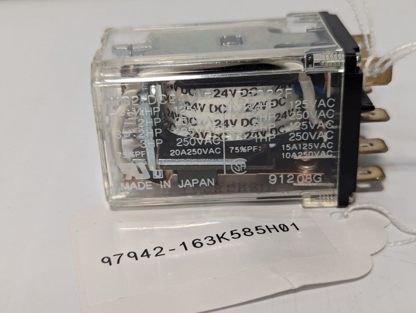 163K585H01 Relay Power Quick Connect 24V - Free Shipping