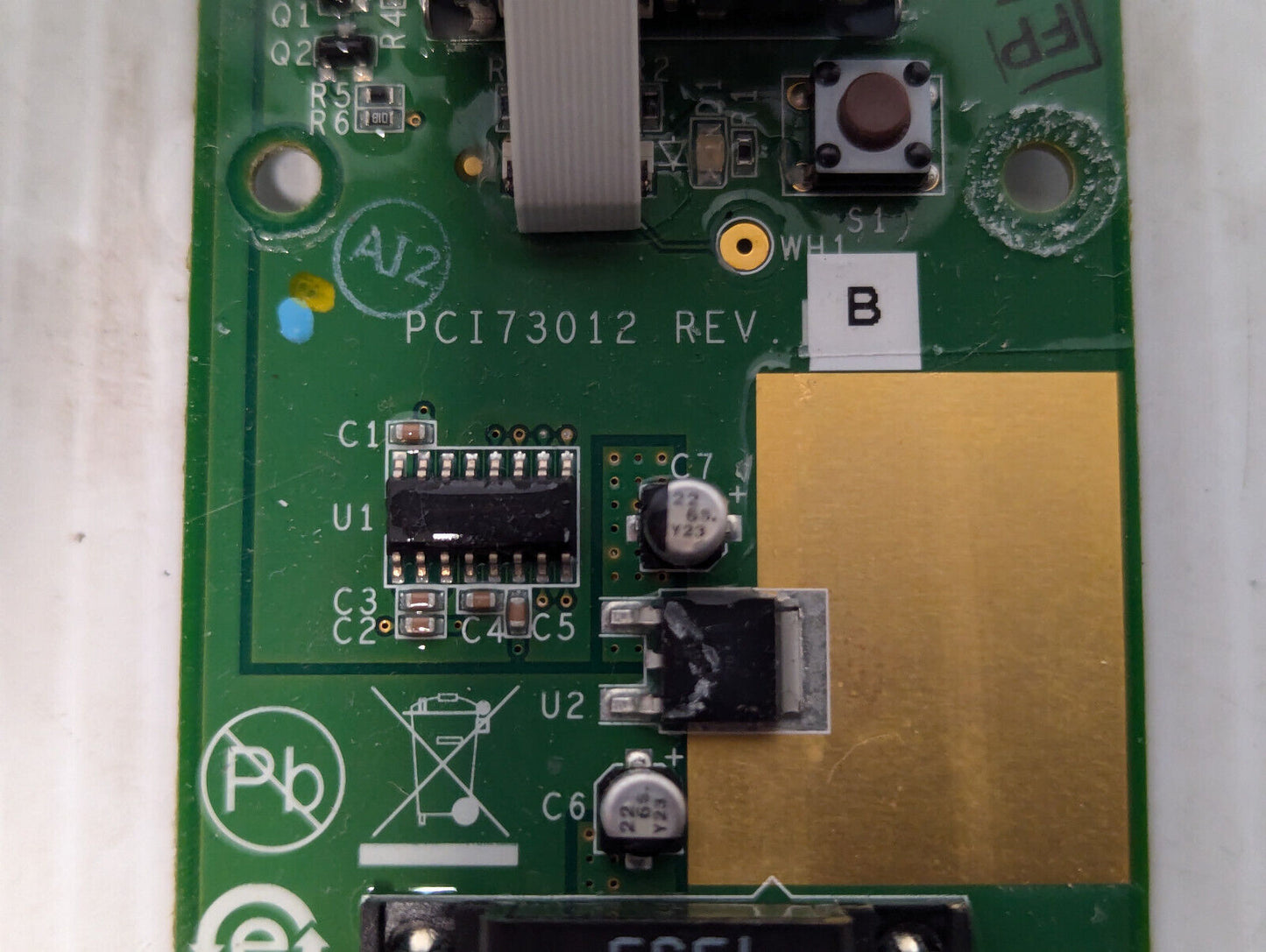 PCI73012 REV B Circuit Board with 1535 LCom Amp Connection 1017-068