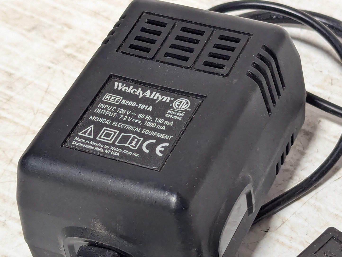 Welch Allyn 5200-101A Spot Vital Signs Monitor Power Supply Adapter