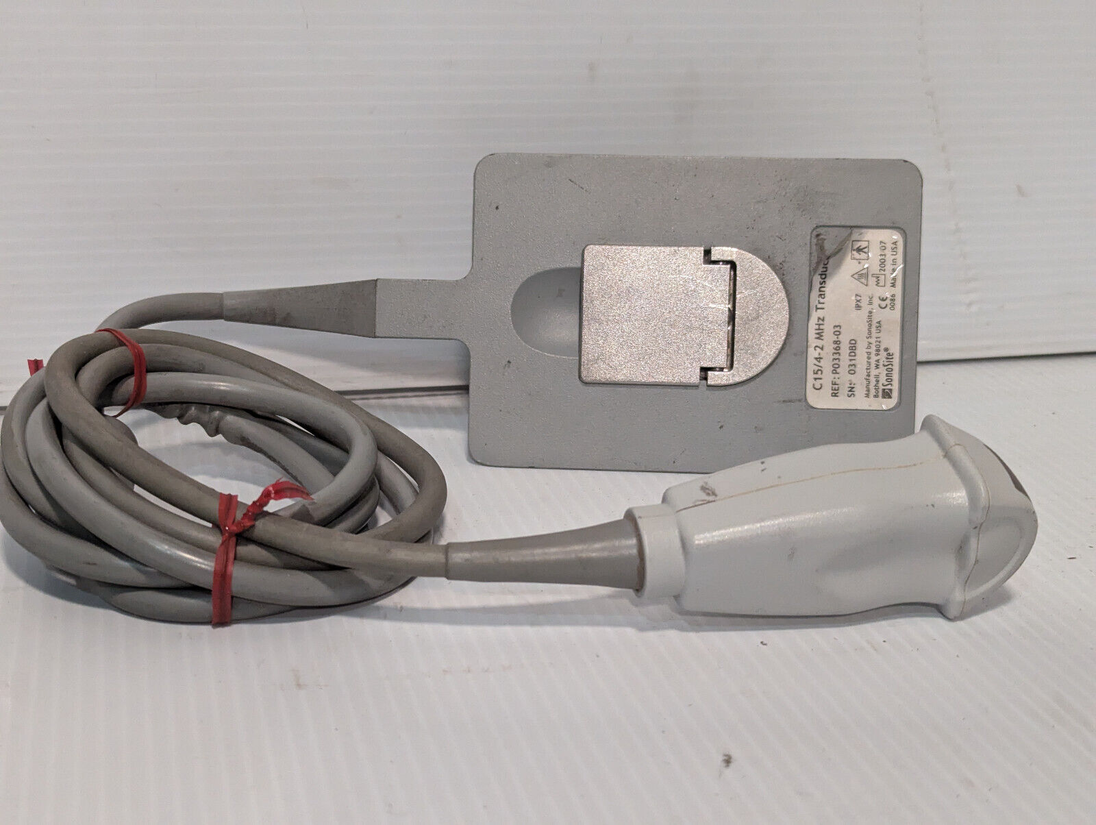 Sonosite C15/4-2MHz Ultrasound Transducer, PO3368-03, Mfr 2003, Free Shipping