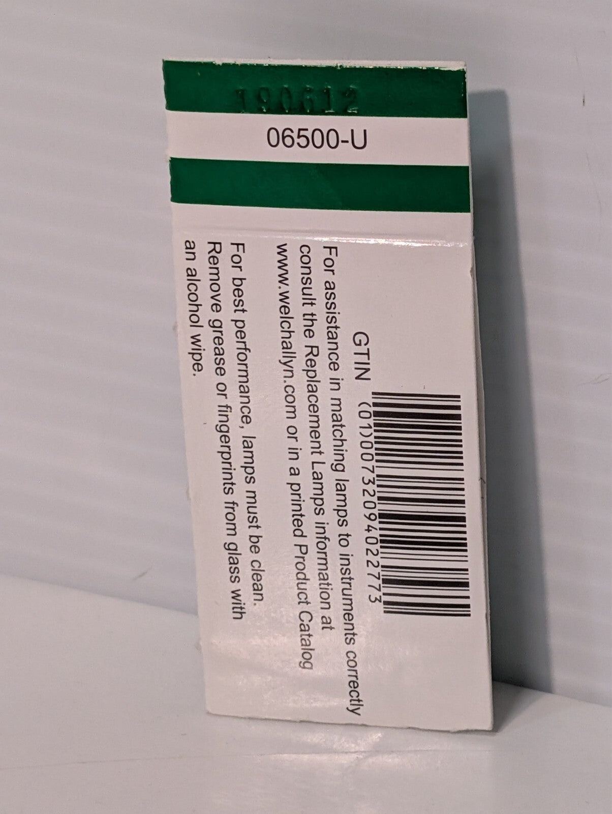 Welch Allyn 06500-U Halogen Lamp 3.5V MacroView Otoscope Bulb for 23810 23820