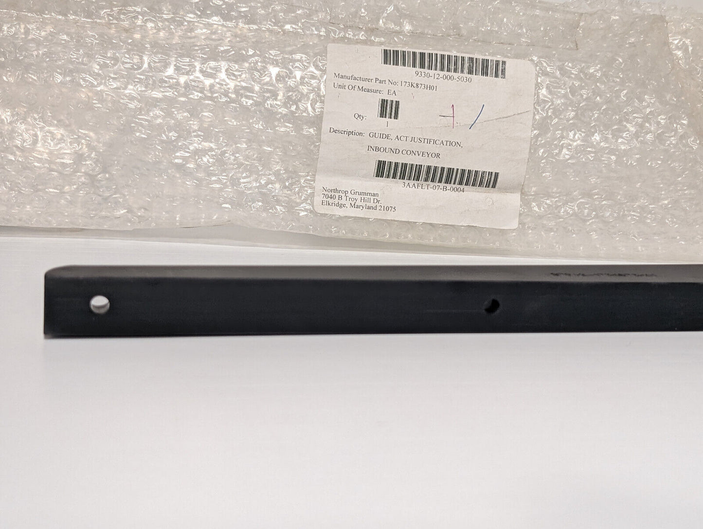 97942- 173K873H01 Inbound Conveyor, Guide, Act Justification Component