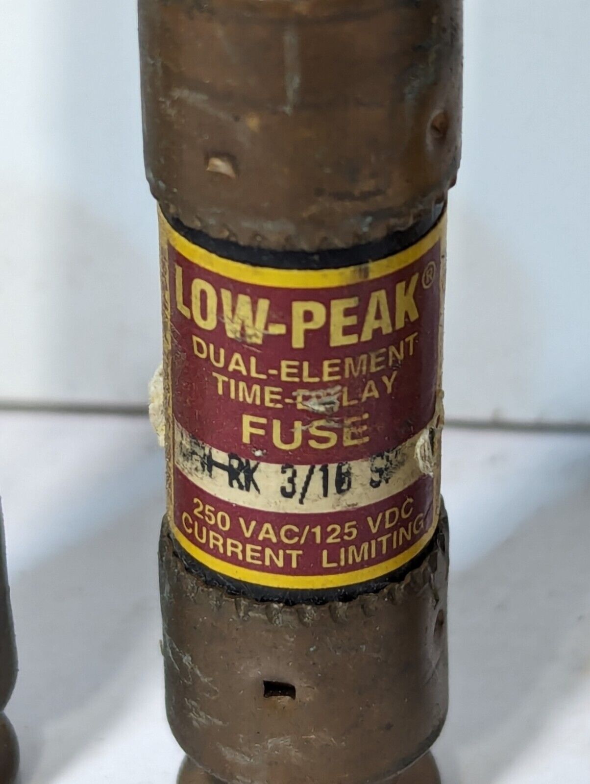 Lot of 2x Buss LPN-RK25SP, 3x Buss LPN-RK3/10SP fuses, 25 and 3/10 A, 250VAC/125