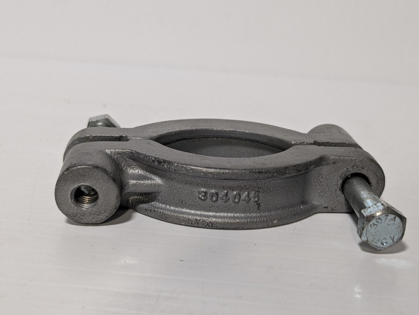 304045 Double Bolt, 2", Hose Clamp Assembly, Inner Dual Grip Ridge, Heavy Duty