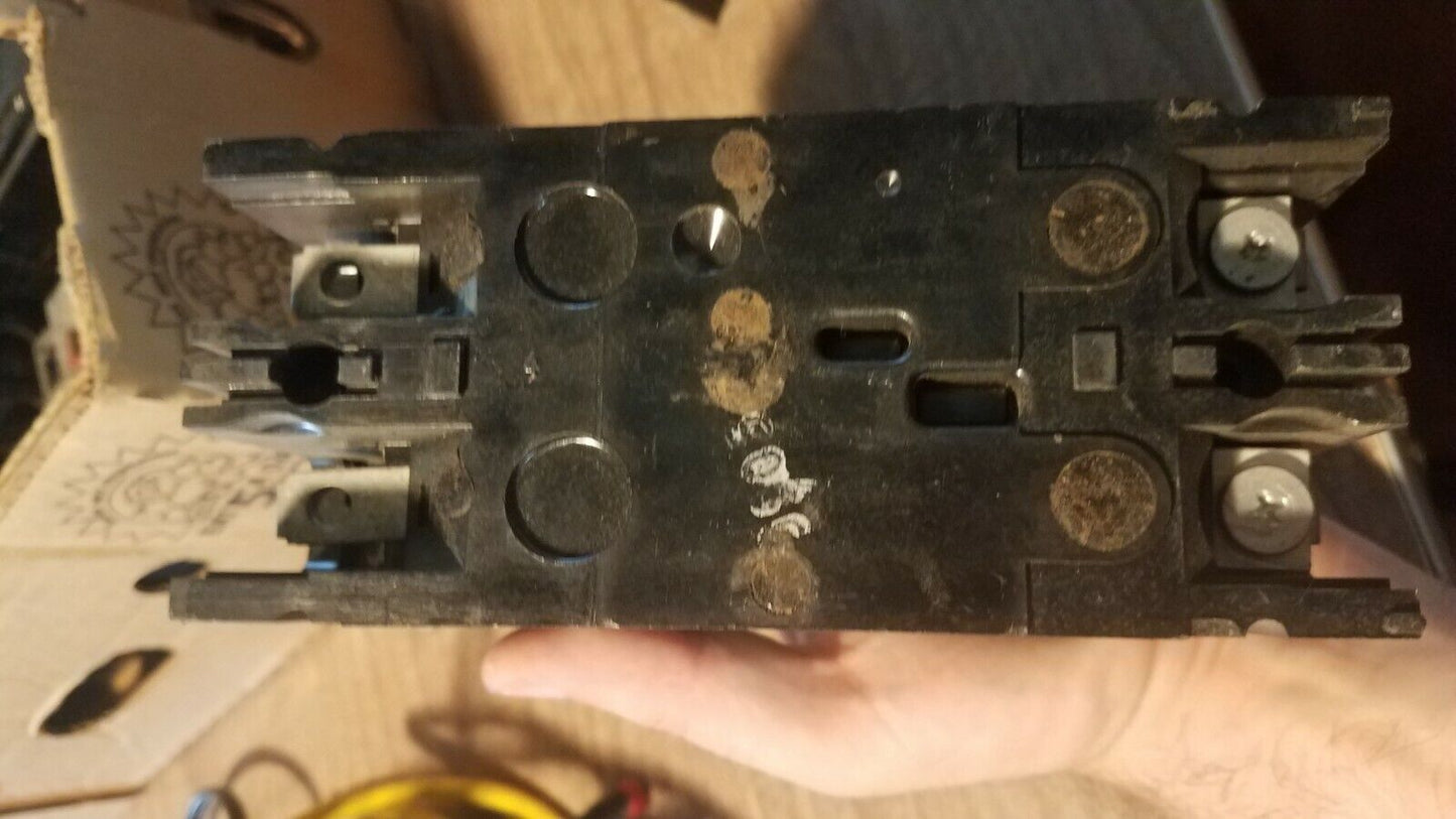 General Electric TEB122050 circuit breaker, 50 amps, 240 VAC, 250 VDC, used
