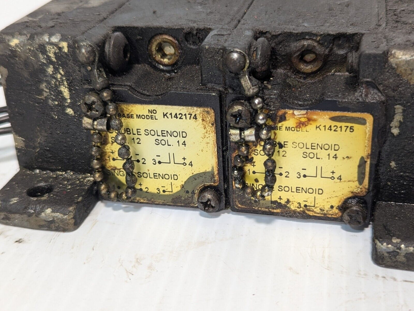 Valve Manifold Sub Base w\ 142174 and 142175 Double Solenoids - Free Shipping
