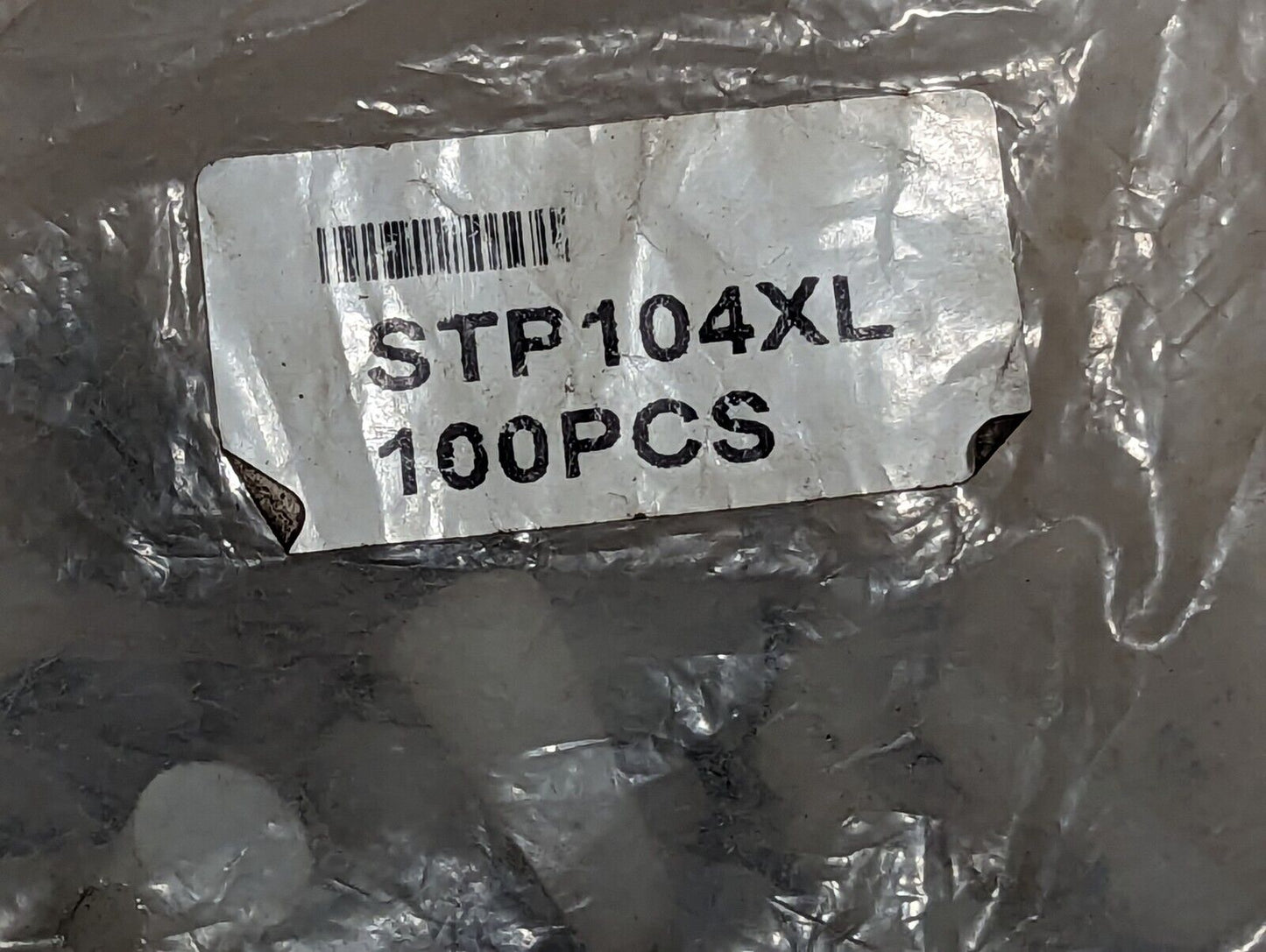 Bag of STP104XL Silicone Tapered Plugs - 0.437" x 0.250" x 1", up to 600F
