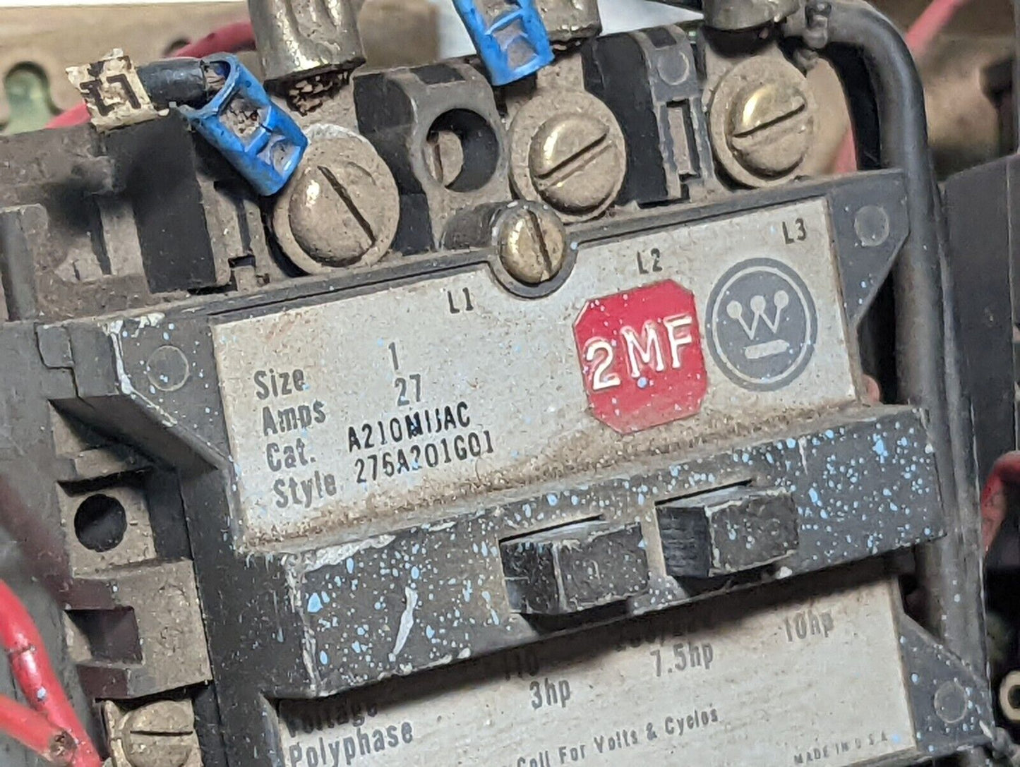 Westinghouse A210MIJAC, A210M2JAC motor starters as pictured