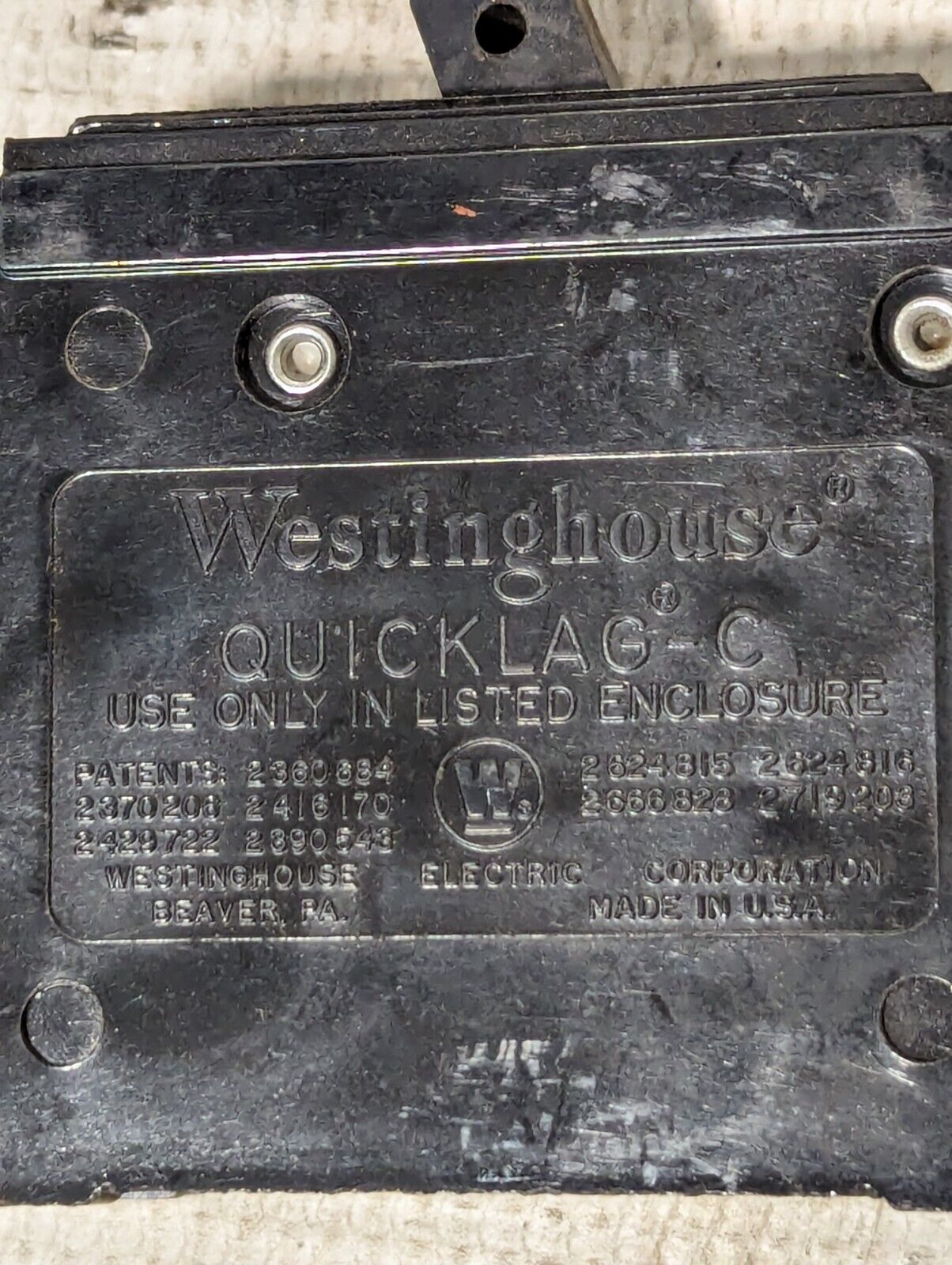 Westinghouse QC170 Quicklag-C 70A Circuit Breaker 1 Pole 120/240 - Free Shipping