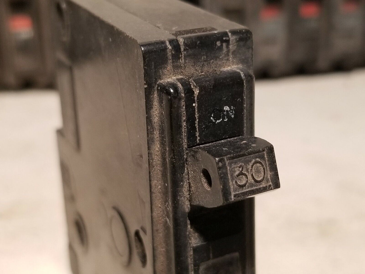 Lot of 18 Square D QO130 circuit breakers, 1 pole, 30A, 120/240V
