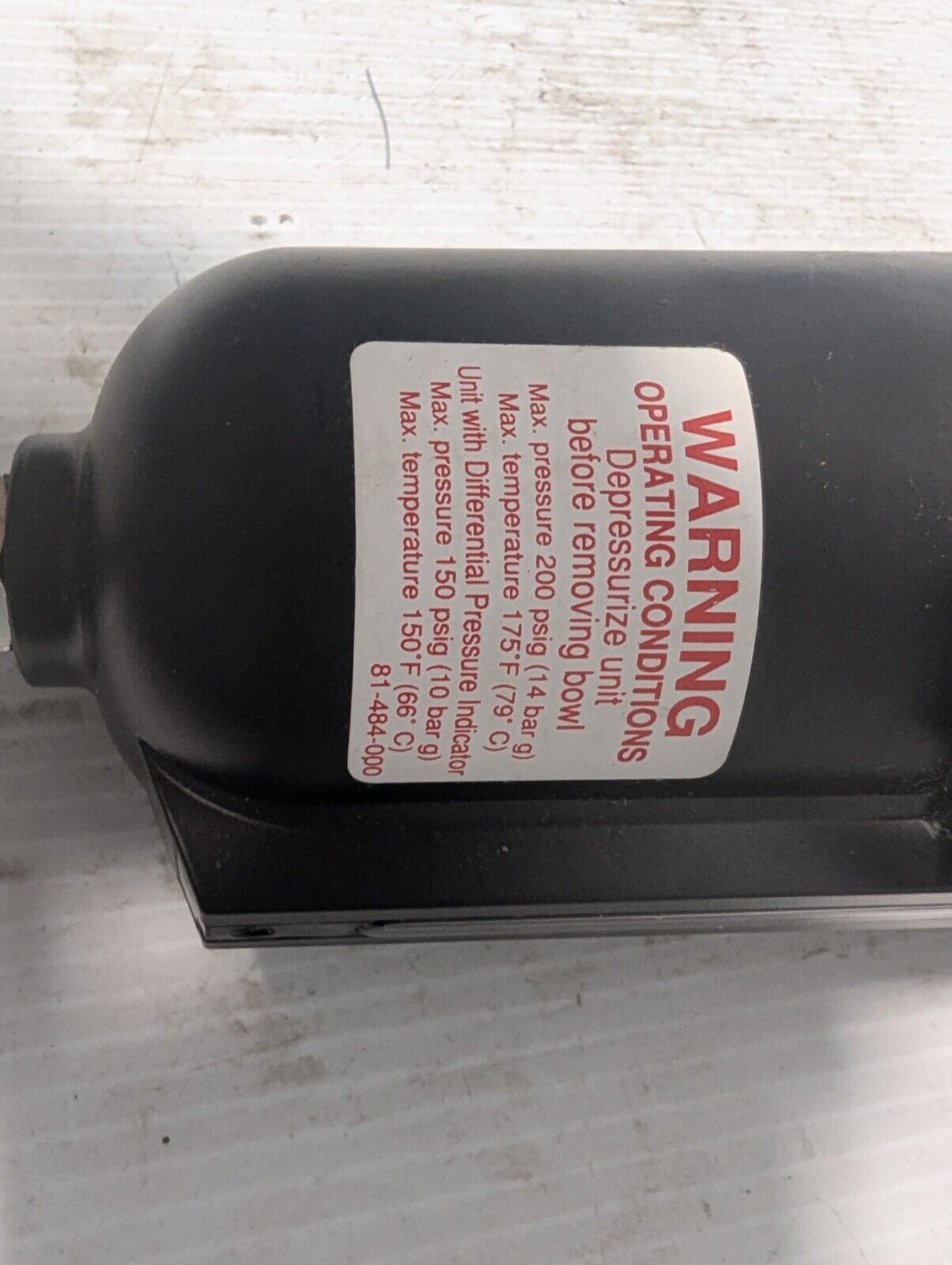 Wilkerson L26-04-G00 Lubricator aka Rexroth R432016157, 1/2" NPT