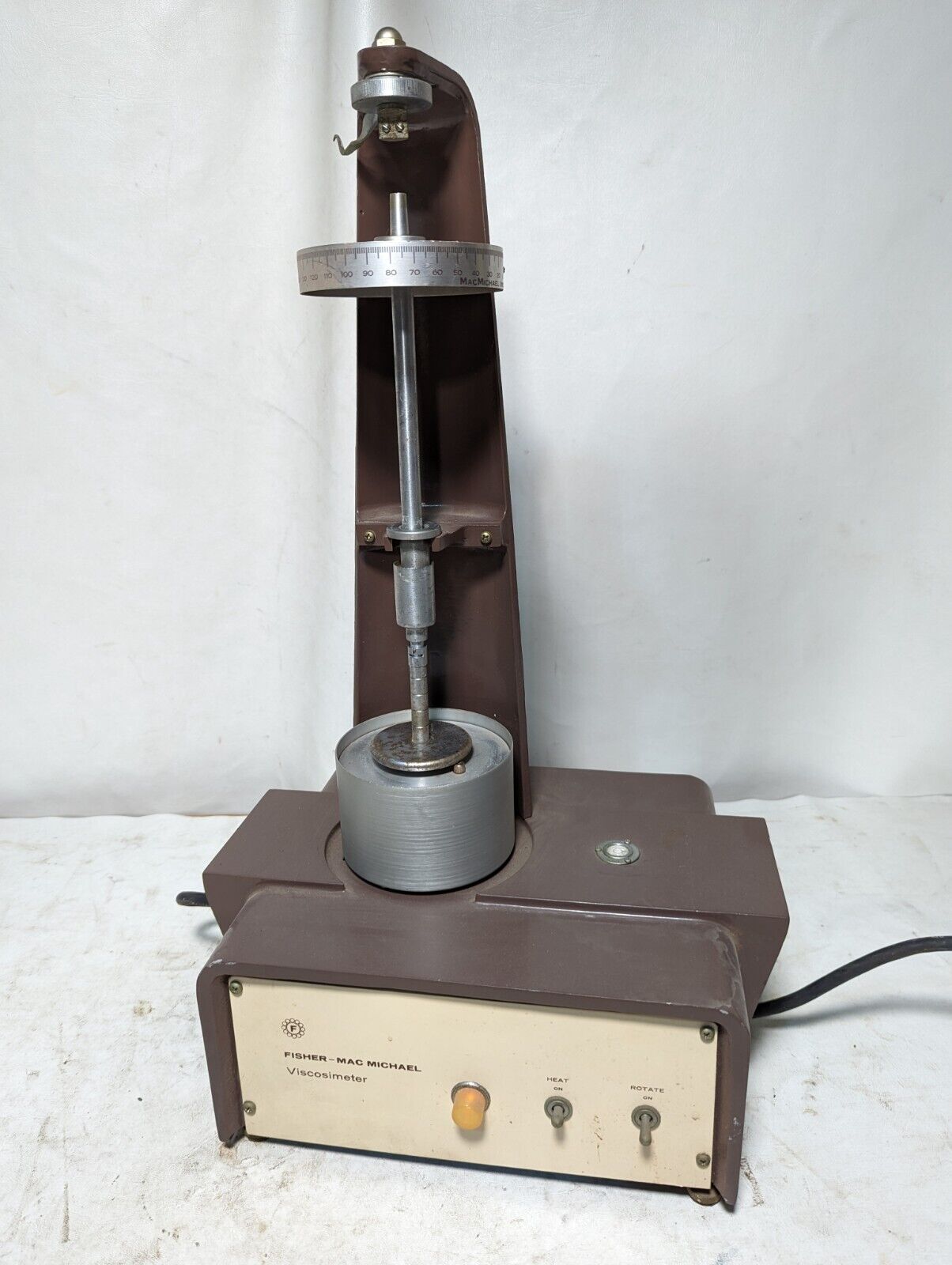 Fisher-MacMichael viscosimeter, model 90, 115VAC