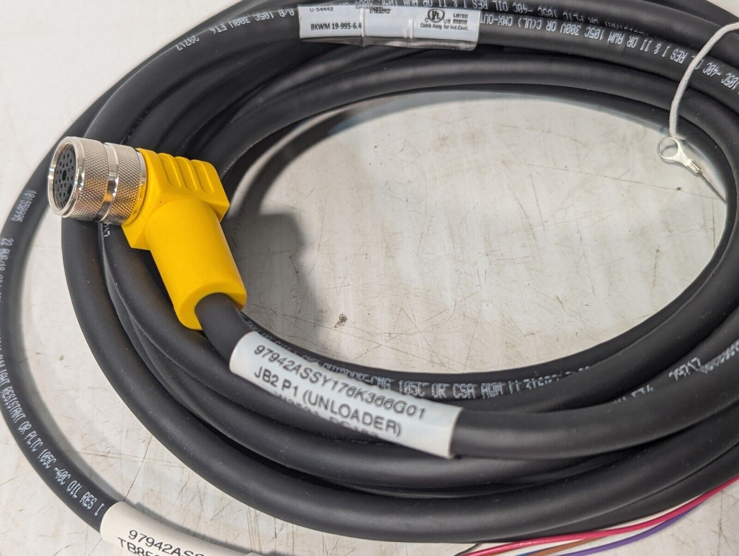 Turck 176K366G01 Unloader JB2 P1 Cable Assembly, W3531 - Free Shipping