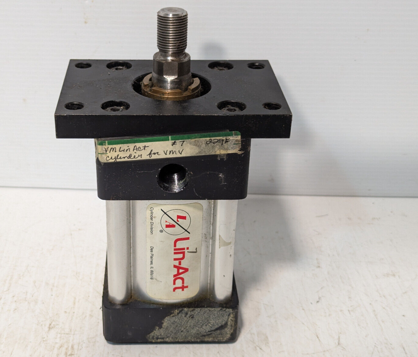 Lin-Act A4F-3.25x2.000-2-U Pneumatic Cylinder -Made in USA- Free Shipping