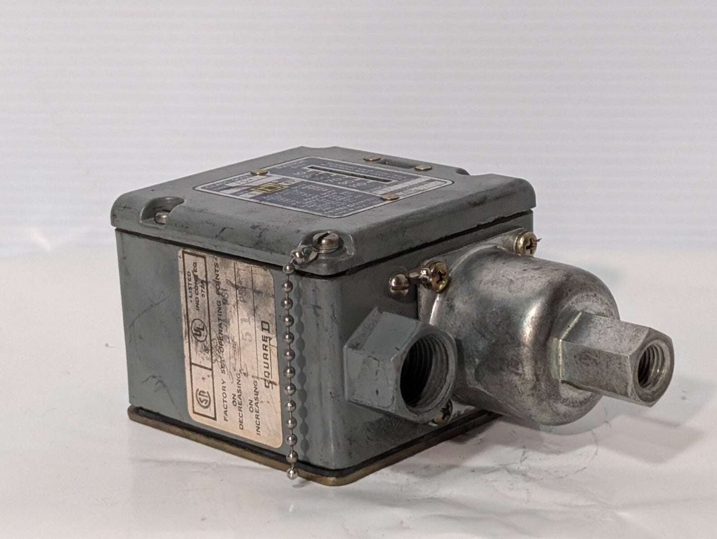 SQUARE D 9012-ACW1 PRESSURE SWTCH