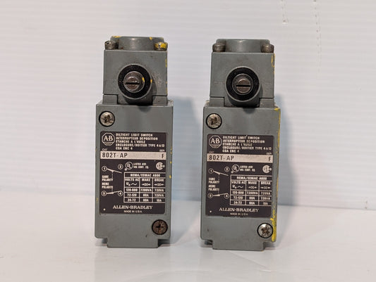 (1) Allen Bradley 802T-AP Series H Oiltight Limit Switch