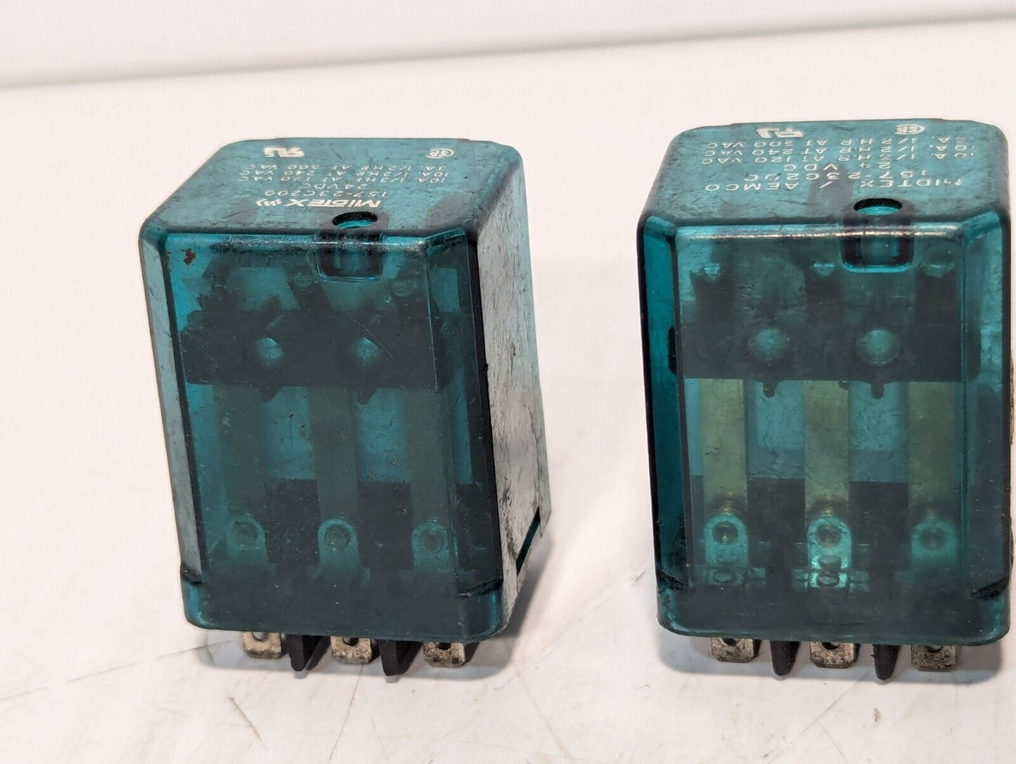 Lot of 2 MidTex 157-23C200 Relay, 24VDC - Free Shipping