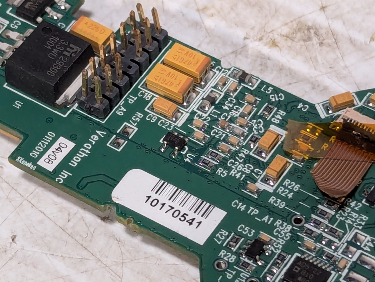 Verathon BladderScan 0142-0706 Rev 00 Circuit Board 0141-0184-XX-20