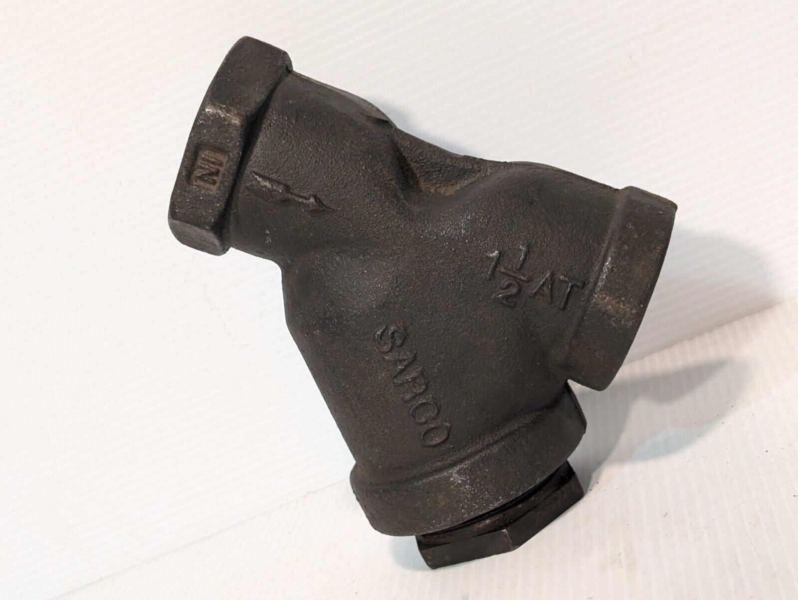 Spirax Sarco 60314 Cast Iron Y Strainer, 1-1/2" NPT as pictured