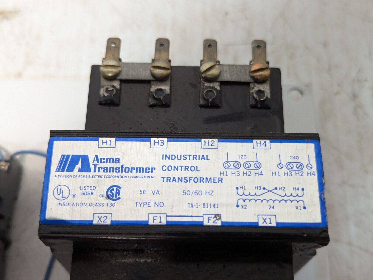 Acme TA-1-81141 Industrial Control Transformer with 9 relay socket-Free Shipping