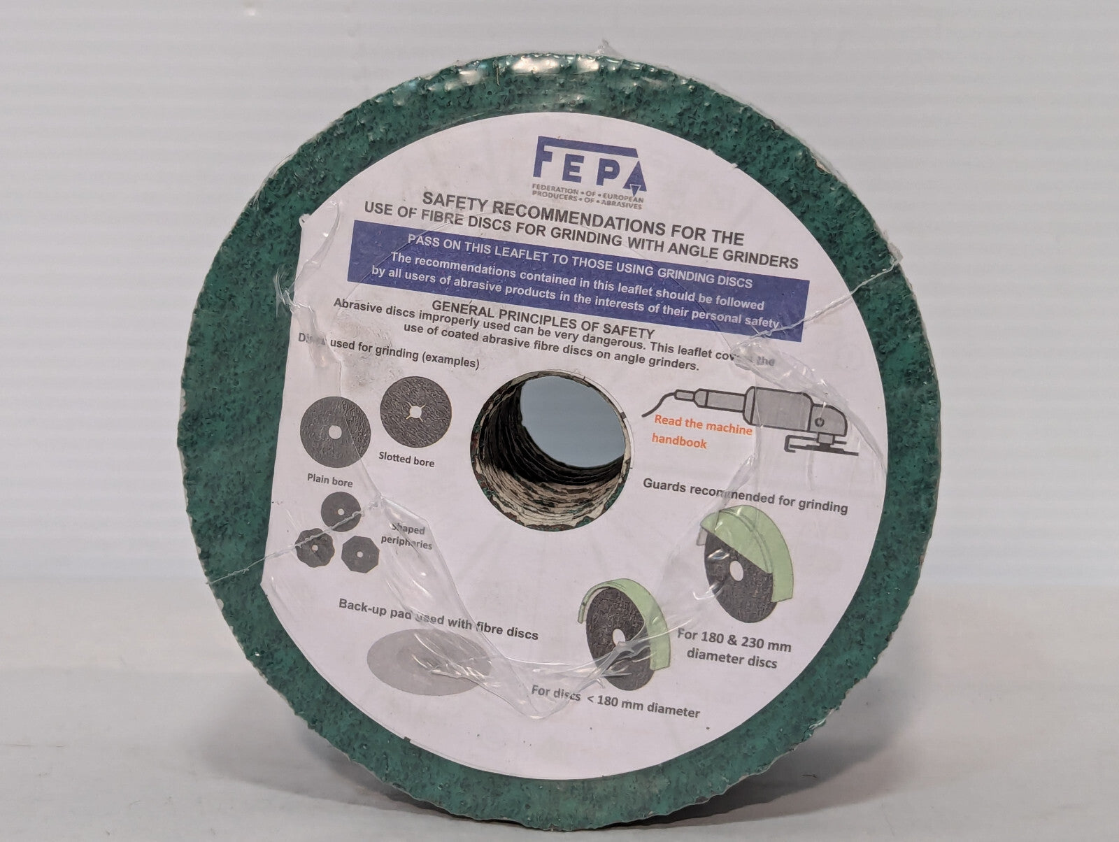 Tru-Maxx 36 Grit Zirconia Angle Grinder Fiber Discs 4-1/2"x7/8", 25 Pack