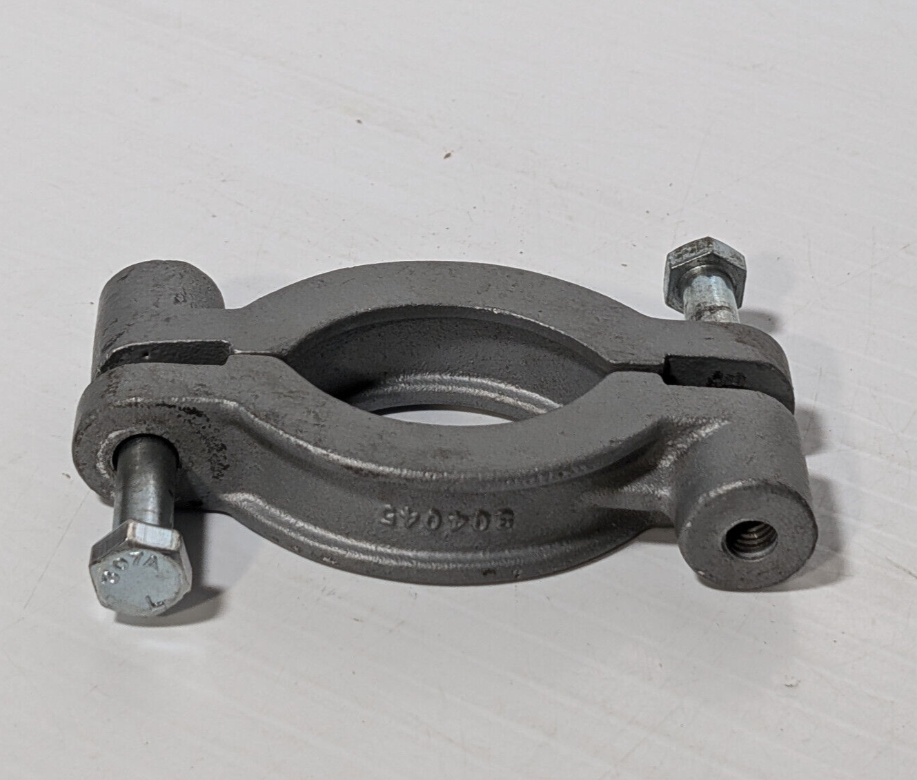304045 Double Bolt, 2", Hose Clamp Assembly, Inner Dual Grip Ridge, Heavy Duty