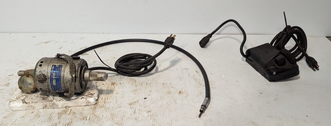 Engis Di-Profiler FlexShaft rotary motor with foot switch, 110-130V, 0.8A