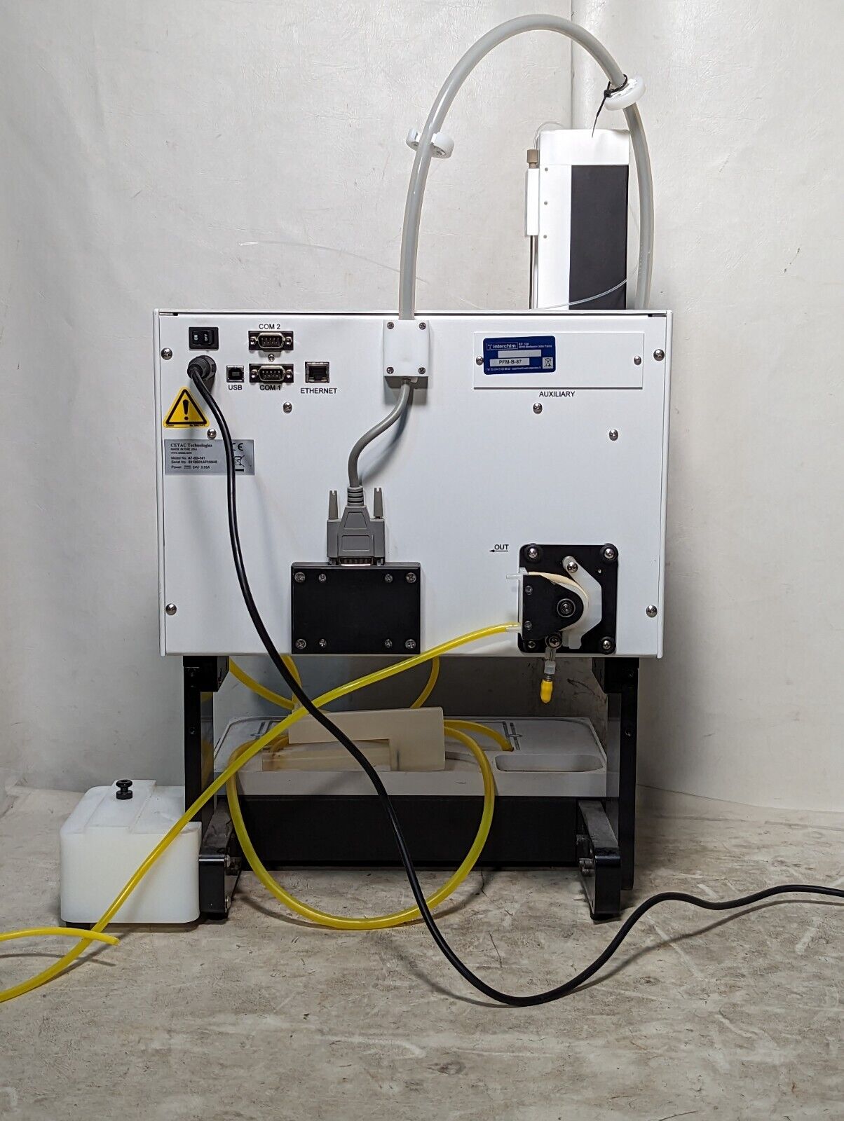 CETAC A7-SD-141 autosampler (interchim PFM-B-87) with CETAC SPM-700 syringe pump