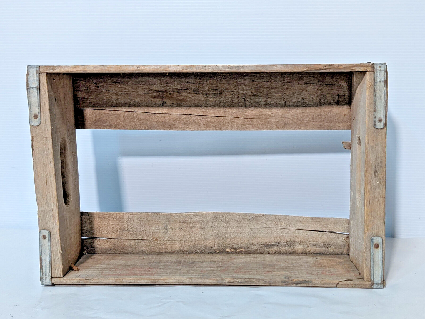 Vintage Antique Seven Up 7-UP Wooden Soda Pop Beverage Crate Box Fresh Up 1950s