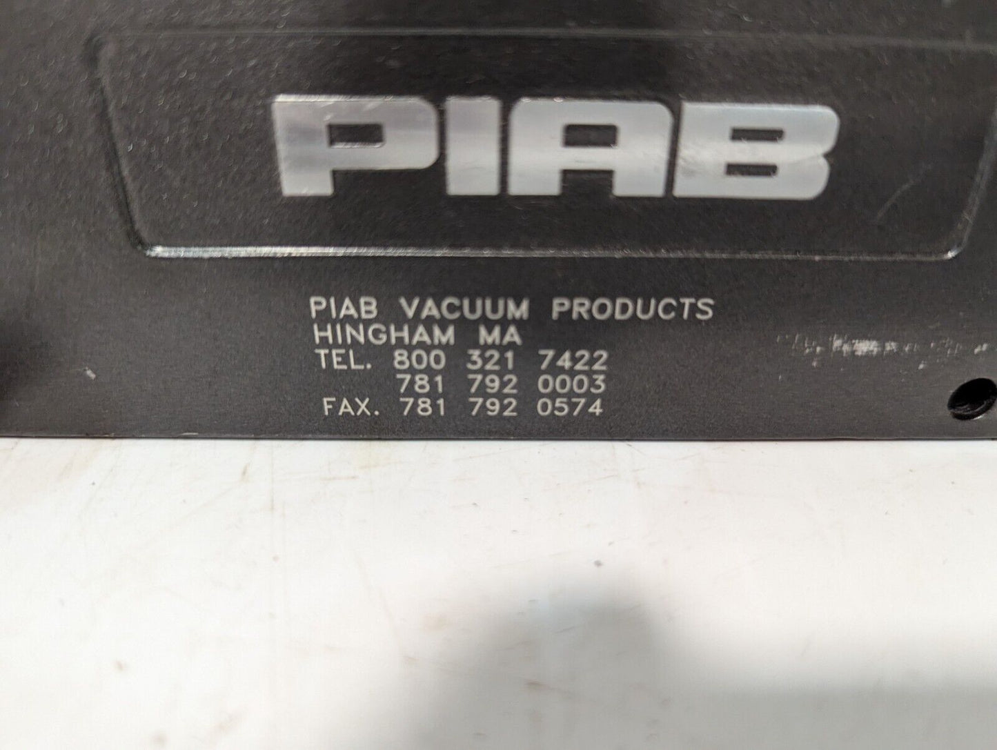 PIAB MLD-25-MK-1 Vacuum Pump Assembly 32.01.070, Pressure Max 87- Free Shipping