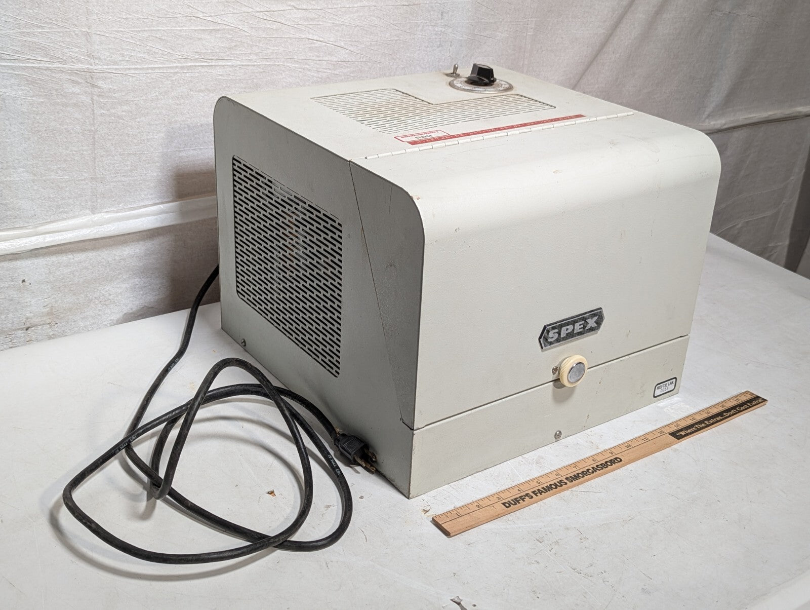 Spex Mixer / Mill, Resembles 8000M Model, with Emerson S60AAW-6118 Motor