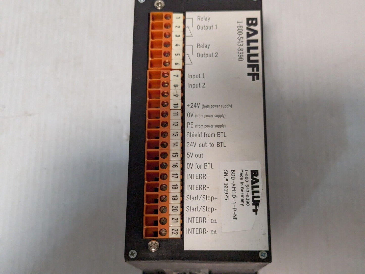 Balluff BDD-AM10-1-P-NE Digital Display - Free Shipping+Returns