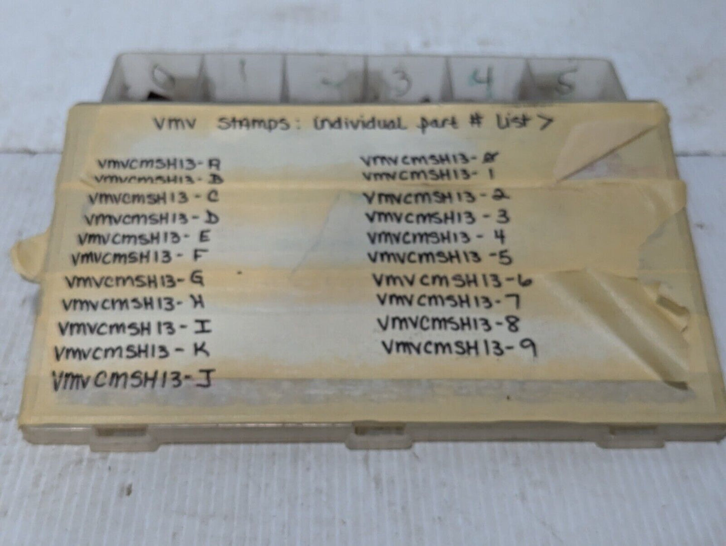 Assortment of Letterpress Metal Type Stamps, size ~8pts - Free Shipping