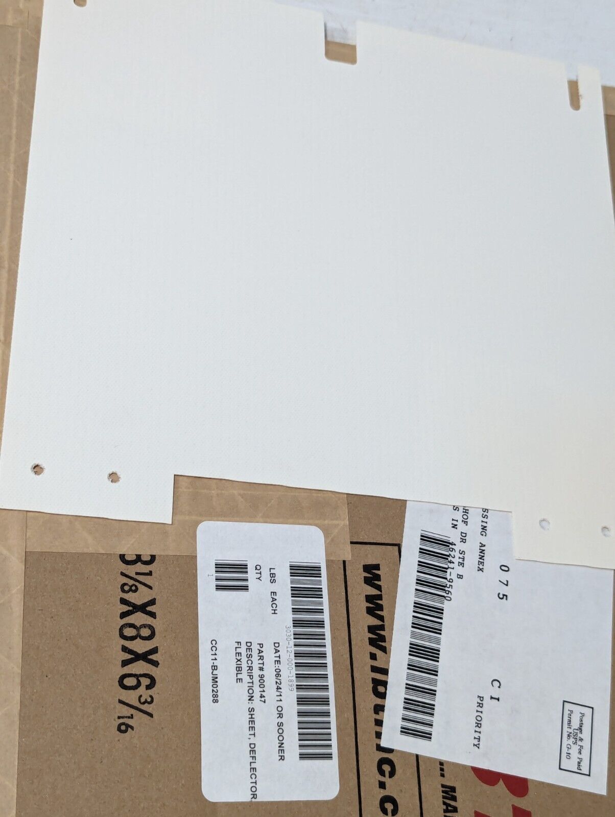 3030-12-000-1899 Flexible Sheet Deflector - Free Shipping