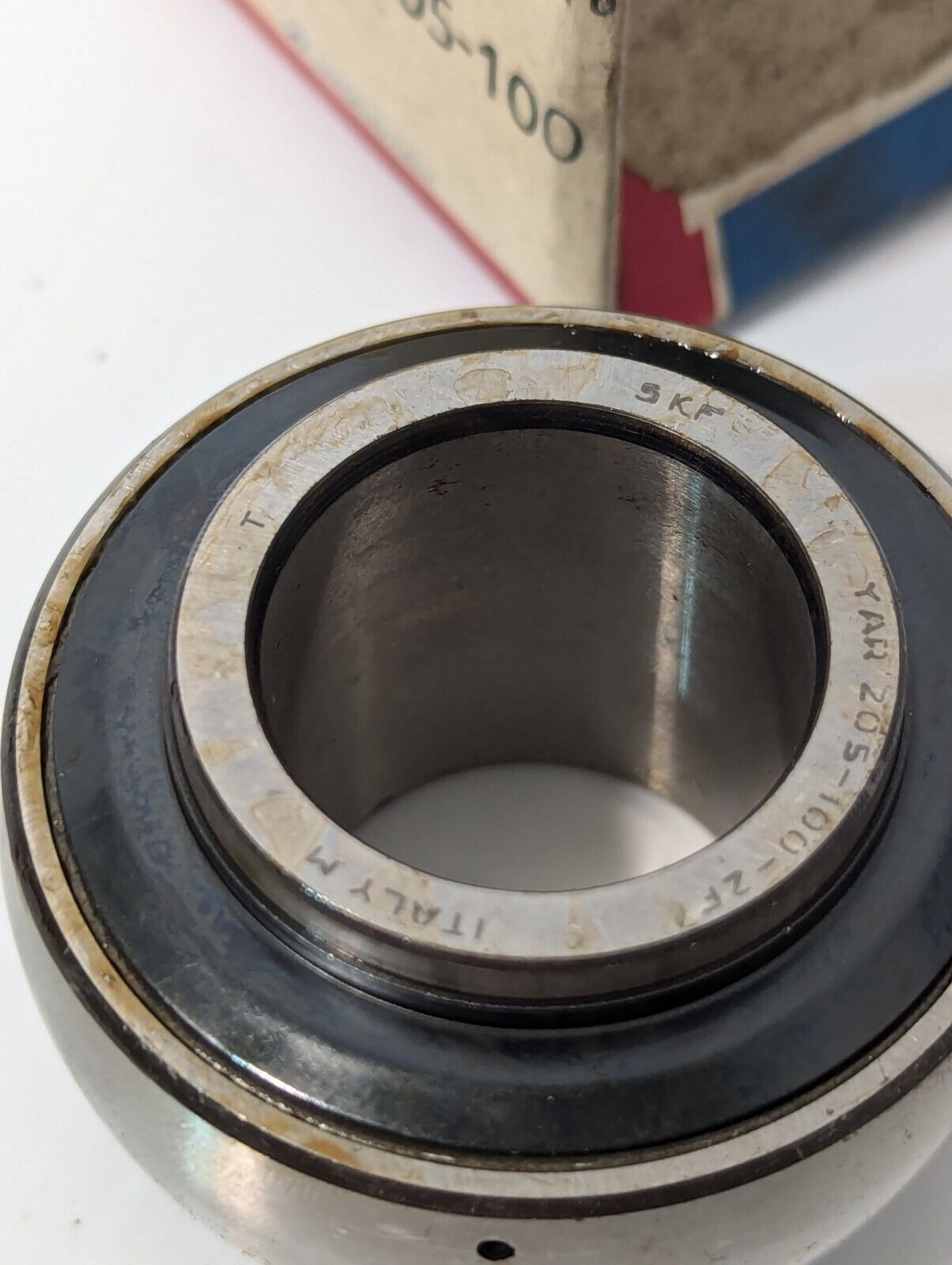 SKF YAR 205-100-2F Bearing Inserts, Bore: 1", OD: 2.04", Outer Ring Width: 0.59"