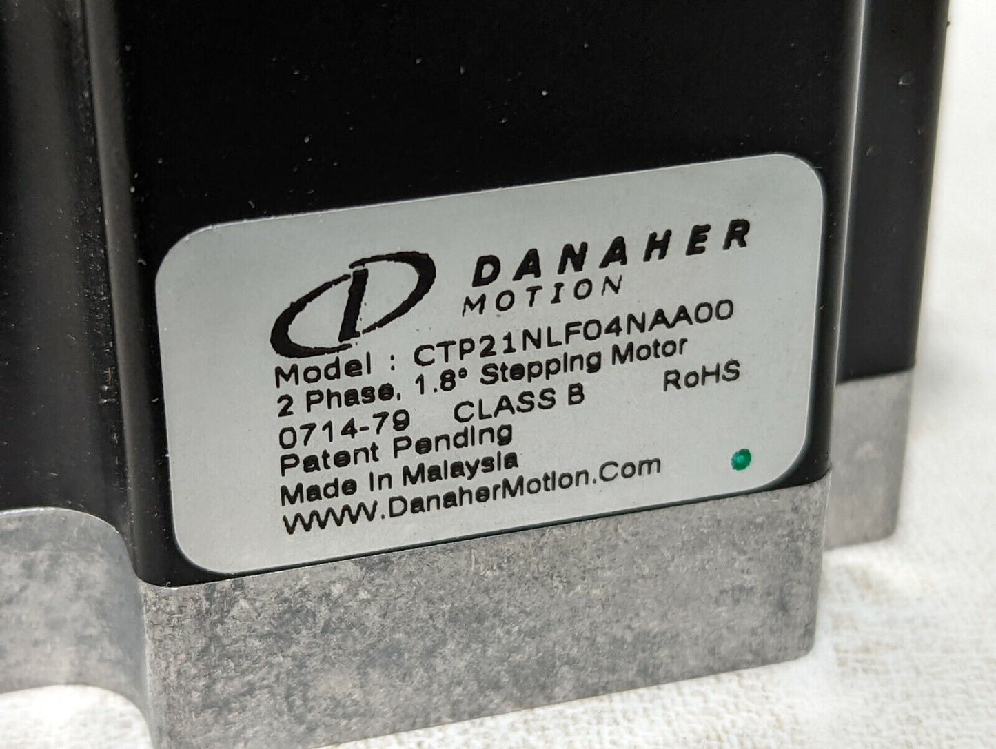 Danaher Motion CTP21NLF04NAA00, 2 phase, 1.8 deg stepping motor