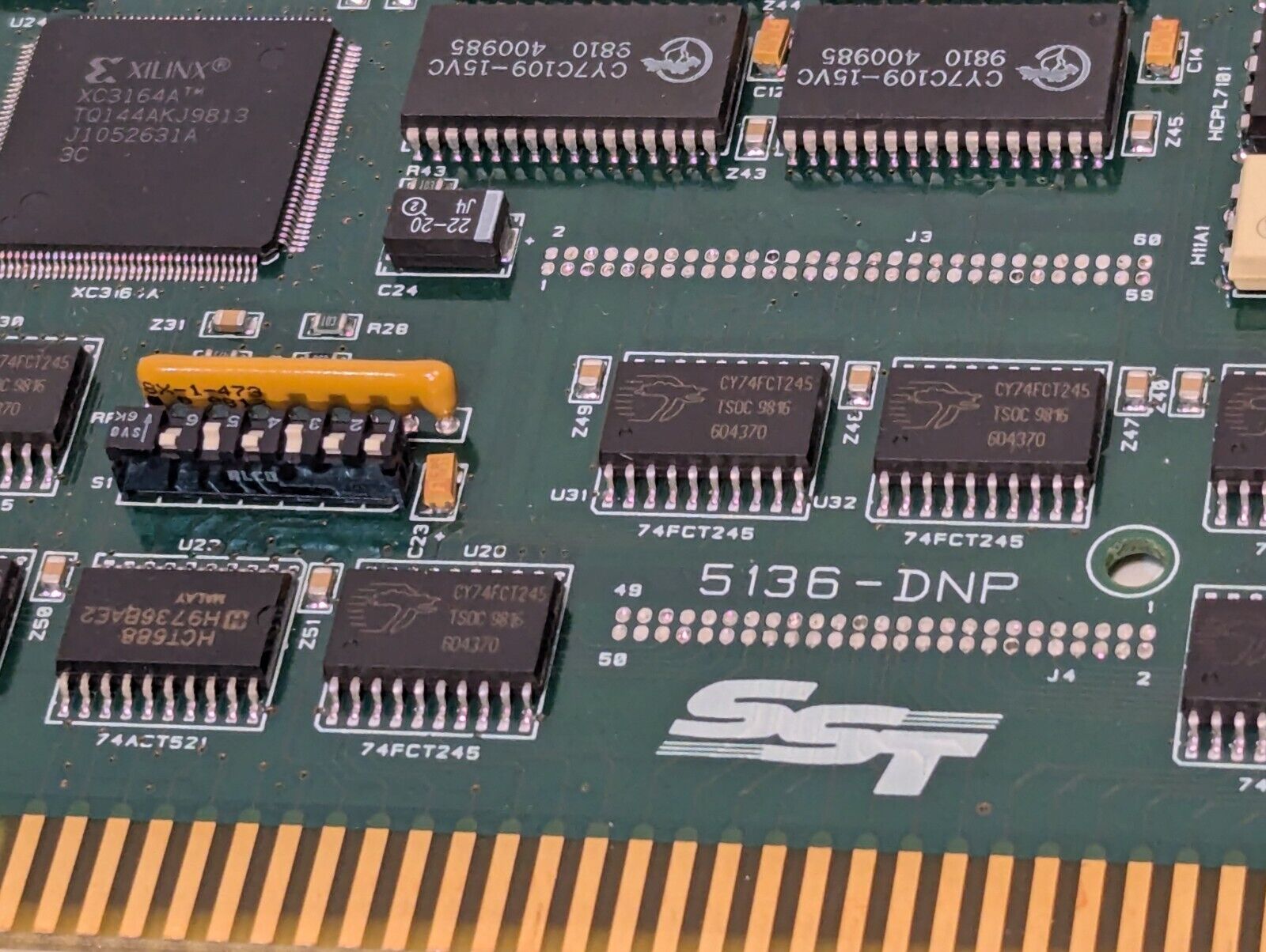 SST 5136-DNP interface card, repaired and awaiting use as a spare -Free Shipping