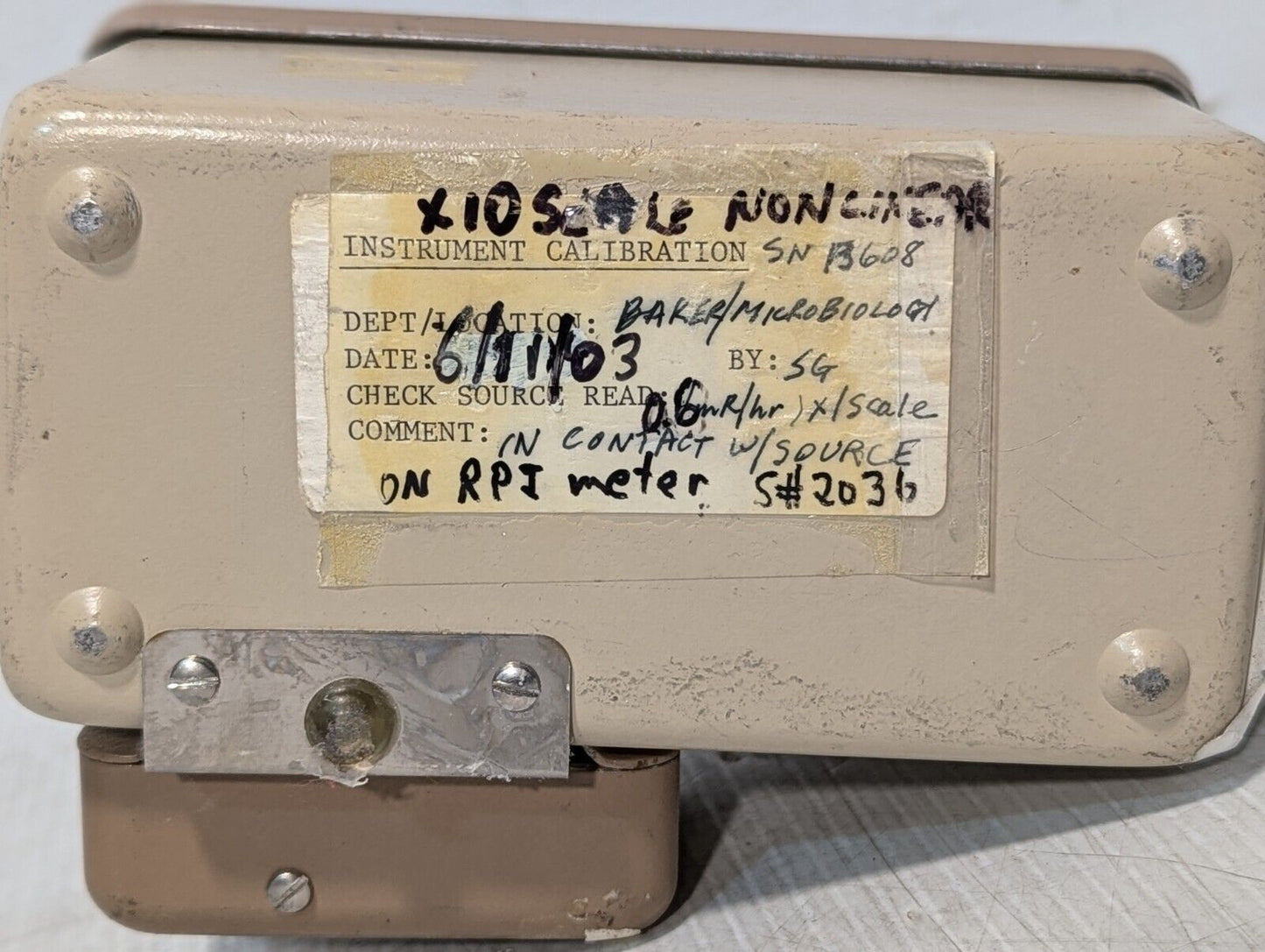 Eberline E-120 Geiger Counter Survey Meter w\ SK-1 Speaker - Free Shipping