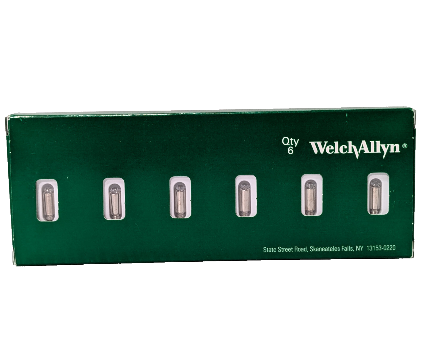 Welch Allyn 03100-U6, 3.5V Halogen Opthalmoscope Lamps Bulbs 6-Pack, 901000