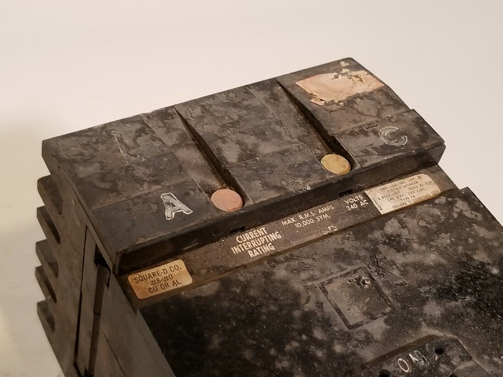 Square D FA22100AC Circuit Breaker 2 poles 240VAC 100A