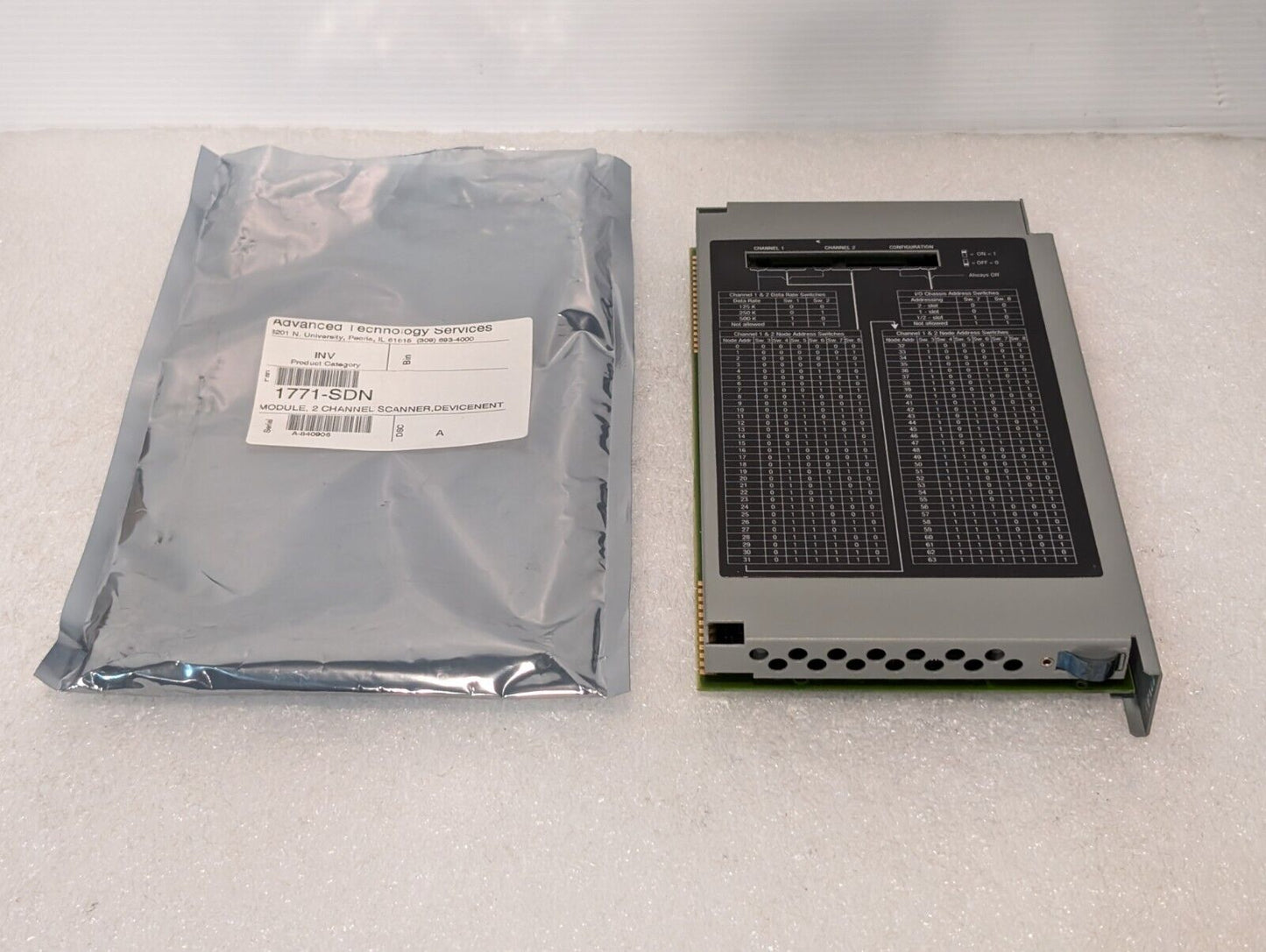 Allen Bradley 1771-SDN PLC DeviceNet Scanner Module, 2 Channels